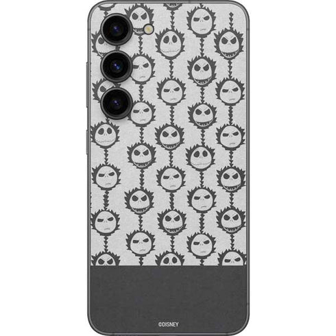 Disney The Nightmare Before Christmas Jack Skellington Face Expressions pattern Galaxy S23 Skin