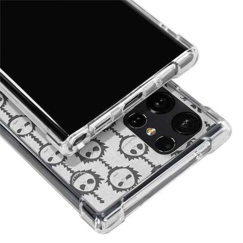 Disney The Nightmare Before Christmas Jack Skellington Face Expressions pattern Galaxy S24 Ultra Clear Case