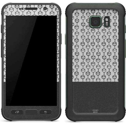 Disney The Nightmare Before Christmas Jack Skellington Face Expressions pattern Galaxy S7 Active Skin
