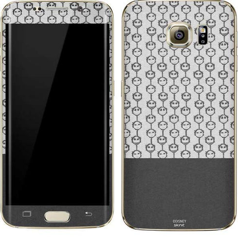 Disney The Nightmare Before Christmas Jack Skellington Face Expressions pattern Galaxy S7 Edge Skin