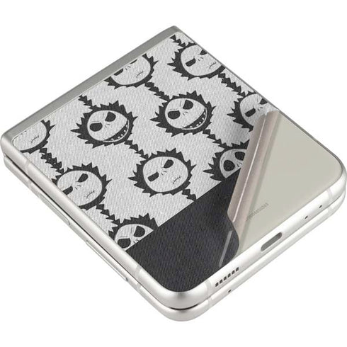 Disney The Nightmare Before Christmas Jack Skellington Face Expressions pattern Galaxy Z Flip3 5G Skin