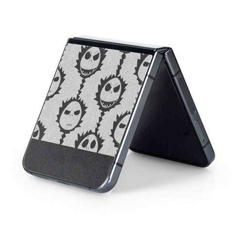 Disney The Nightmare Before Christmas Jack Skellington Face Expressions pattern Galaxy Z Flip5 5G Skin