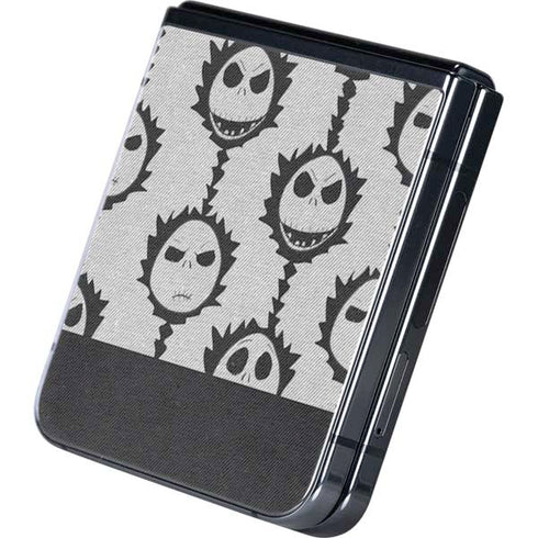 Disney The Nightmare Before Christmas Jack Skellington Face Expressions pattern Galaxy Z Flip5 5G Skin