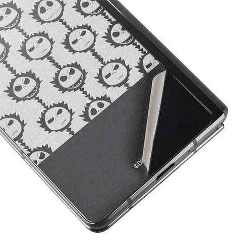 Disney The Nightmare Before Christmas Jack Skellington Face Expressions pattern Galaxy Z Fold2 5G Skin