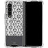 Disney The Nightmare Before Christmas Jack Skellington Face Expressions pattern Galaxy Z Fold4 5G Clear Case