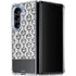 Disney The Nightmare Before Christmas Jack Skellington Face Expressions pattern Galaxy Z Fold5 5G Clear Case