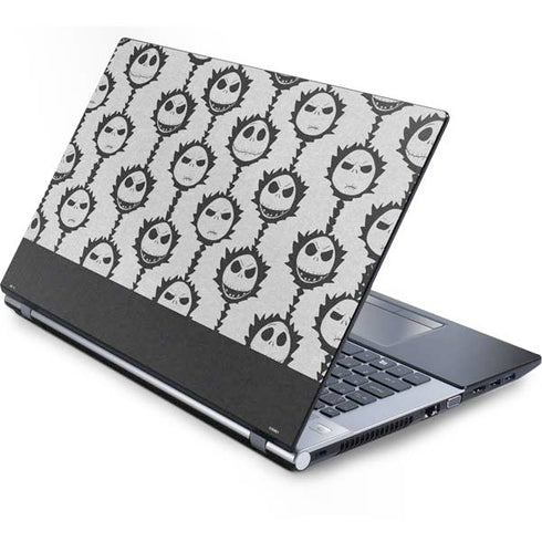Disney The Nightmare Before Christmas Jack Skellington Face Expressions pattern Generic Laptop Skin