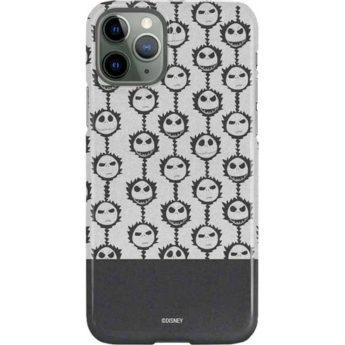 Disney The Nightmare Before Christmas Jack Skellington Face Expressions pattern iPhone 11 Pro Lite Case