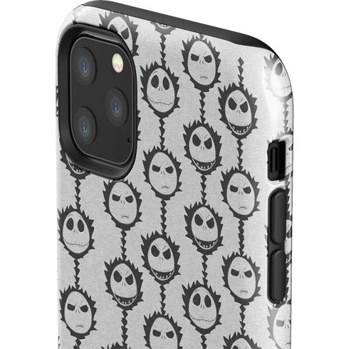 Disney The Nightmare Before Christmas Jack Skellington Face Expressions pattern iPhone 11 Pro Max Impact Case