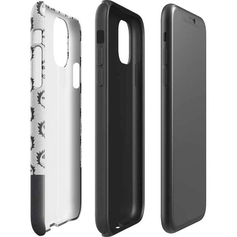 Disney The Nightmare Before Christmas Jack Skellington Face Expressions pattern iPhone 11 Pro Max Impact Case