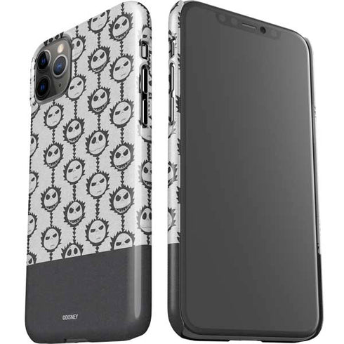 Disney The Nightmare Before Christmas Jack Skellington Face Expressions pattern iPhone 11 Pro Max Lite Case
