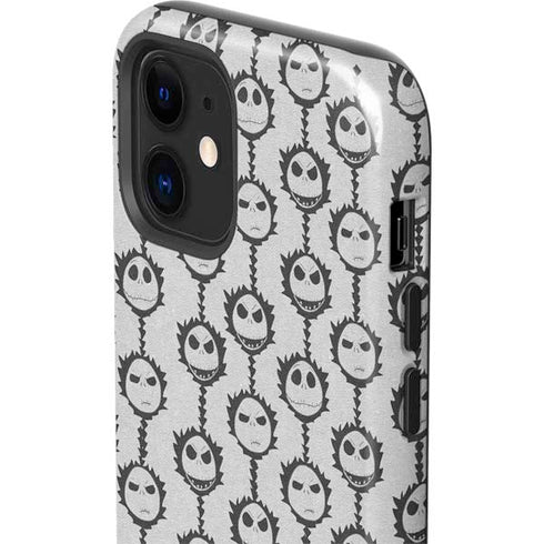 Disney The Nightmare Before Christmas Jack Skellington Face Expressions pattern iPhone 12 Mini Impact Case