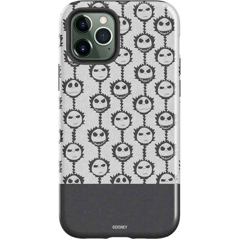 Disney The Nightmare Before Christmas Jack Skellington Face Expressions pattern iPhone 12 Pro Impact Case