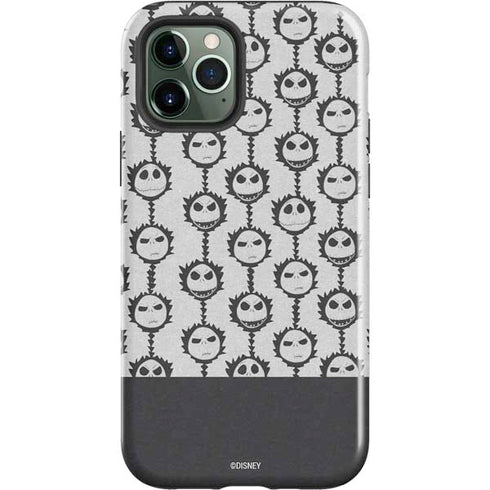 Disney The Nightmare Before Christmas Jack Skellington Face Expressions pattern iPhone 12 Pro Max Impact Case