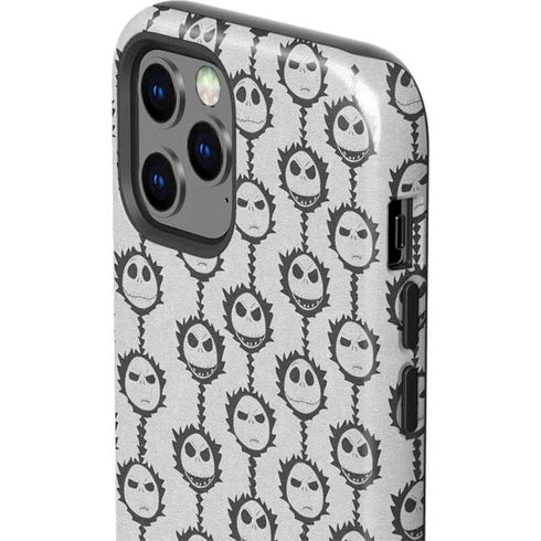Disney The Nightmare Before Christmas Jack Skellington Face Expressions pattern iPhone 12 Pro Max Impact Case