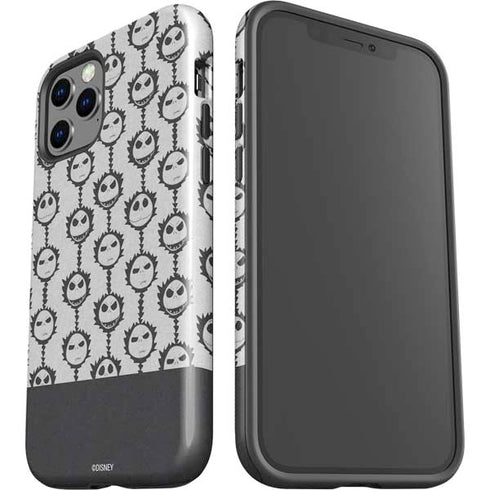 Disney The Nightmare Before Christmas Jack Skellington Face Expressions pattern iPhone 12 Pro Max Impact Case