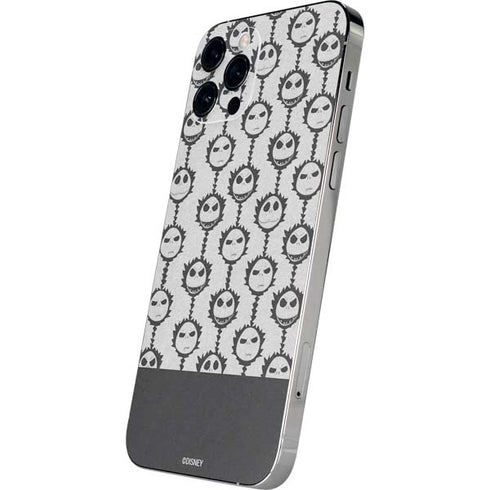 Disney The Nightmare Before Christmas Jack Skellington Face Expressions pattern iPhone 12 Pro Skin