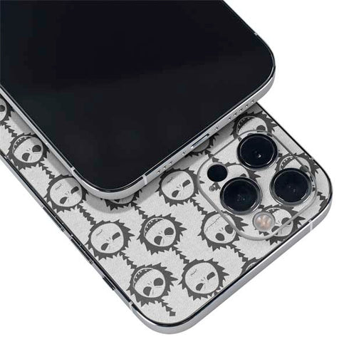 Disney The Nightmare Before Christmas Jack Skellington Face Expressions pattern iPhone 12 Pro Skin