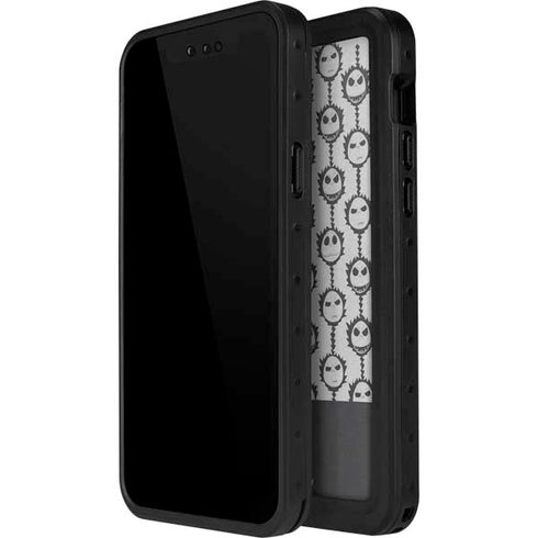 Disney The Nightmare Before Christmas Jack Skellington Face Expressions pattern iPhone 12 Pro Waterproof Case