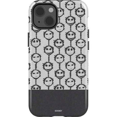 Disney The Nightmare Before Christmas Jack Skellington Face Expressions pattern iPhone 13 Impact Case