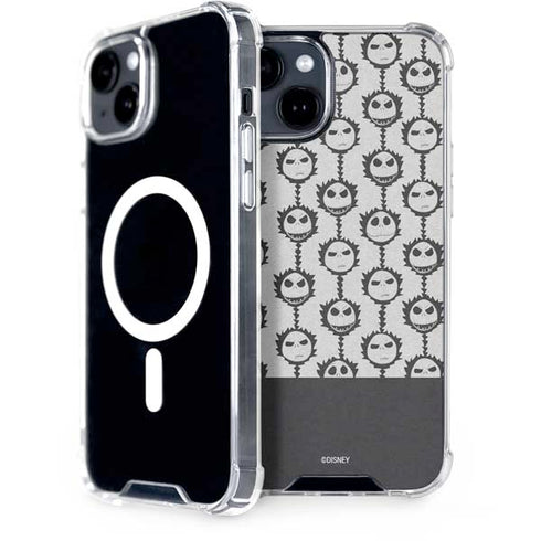 Disney The Nightmare Before Christmas Jack Skellington Face Expressions pattern iPhone 13 MagSafe Case