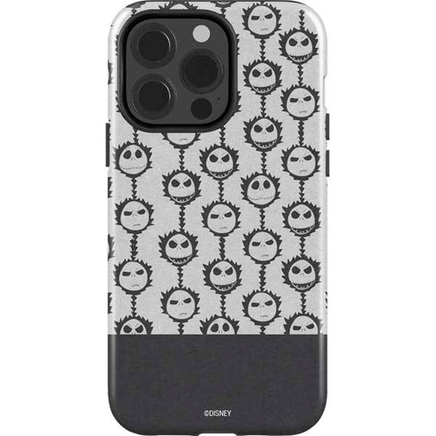Disney The Nightmare Before Christmas Jack Skellington Face Expressions pattern iPhone 13 Pro Impact Case