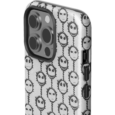 Disney The Nightmare Before Christmas Jack Skellington Face Expressions pattern iPhone 13 Pro Impact Case