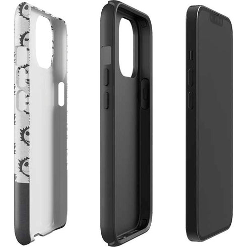 Disney The Nightmare Before Christmas Jack Skellington Face Expressions pattern iPhone 14 Impact Case