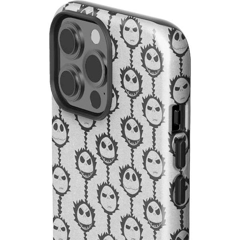 Disney The Nightmare Before Christmas Jack Skellington Face Expressions pattern iPhone 15 Pro Max Impact Case