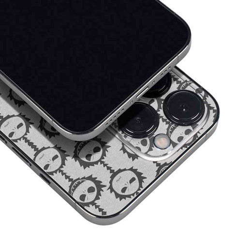 Disney The Nightmare Before Christmas Jack Skellington Face Expressions pattern iPhone 14 Pro Max Skin