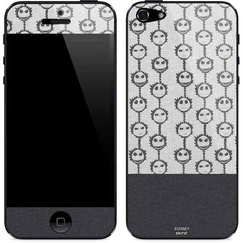 Disney The Nightmare Before Christmas Jack Skellington Face Expressions pattern iPhone 5/5s/5SE Skin