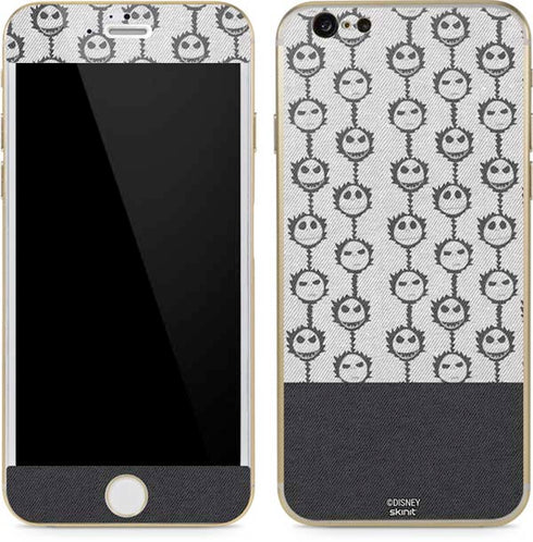 Disney The Nightmare Before Christmas Jack Skellington Face Expressions pattern iPhone 6/6s Skin