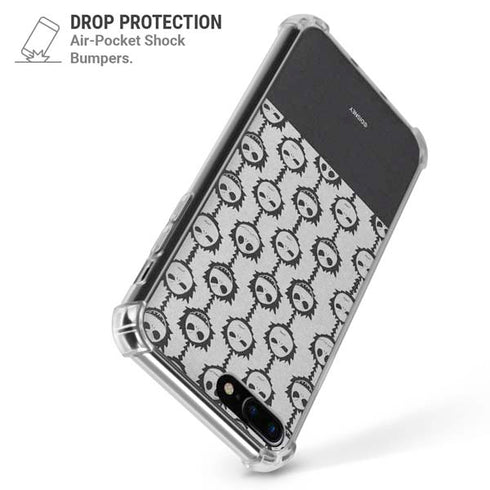 Disney The Nightmare Before Christmas Jack Skellington Face Expressions pattern iPhone 7/8 Plus Clear Case