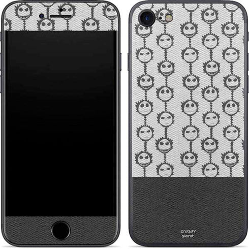 Disney The Nightmare Before Christmas Jack Skellington Face Expressions pattern iPhone 8 Skin