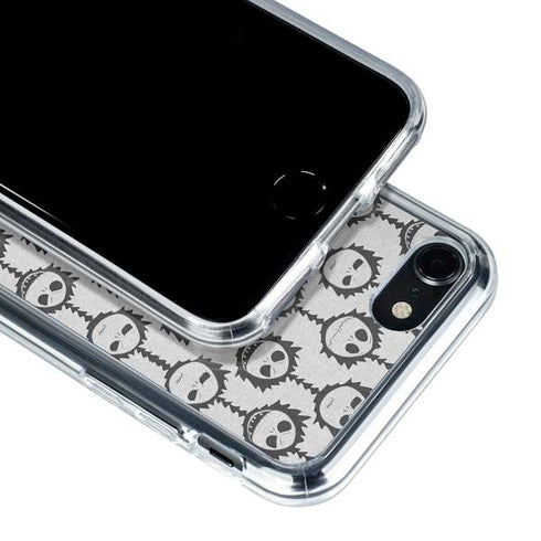 Disney The Nightmare Before Christmas Jack Skellington Face Expressions pattern iPhone SE (2nd & 3rd Gen) Clear Case