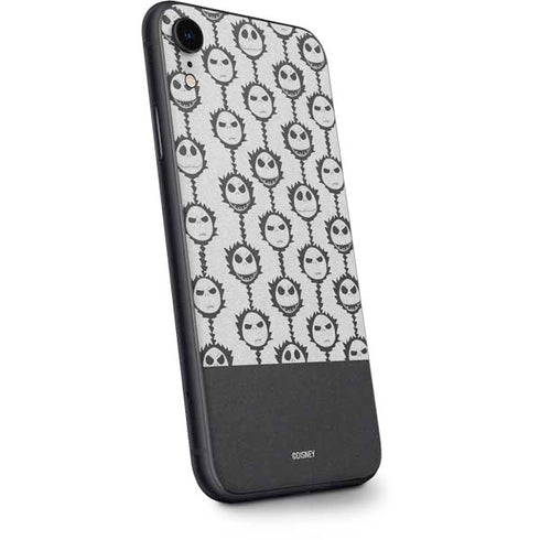 Disney The Nightmare Before Christmas Jack Skellington Face Expressions pattern iPhone XR Skin