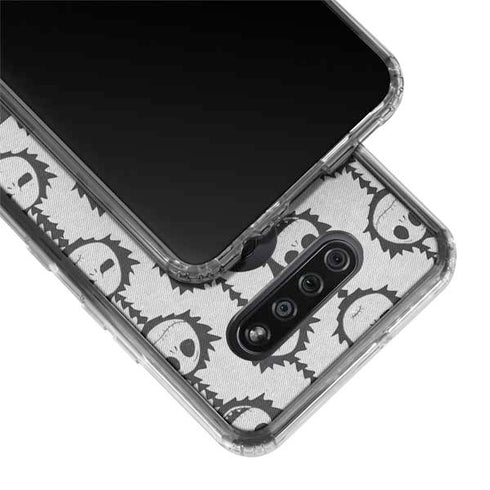 Disney The Nightmare Before Christmas Jack Skellington Face Expressions pattern LG K51/Q51 Clear Case