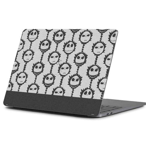 Disney The Nightmare Before Christmas Jack Skellington Face Expressions pattern Apple MacBook Pro 13-inch Skin
