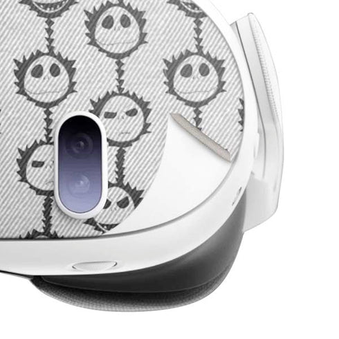 Disney The Nightmare Before Christmas Jack Skellington Face Expressions pattern Meta Quest 3 Skin