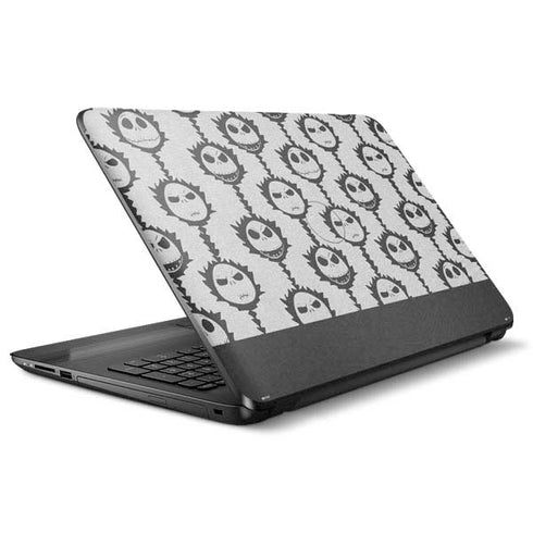 Disney The Nightmare Before Christmas Jack Skellington Face Expressions pattern HP Notebook Skin