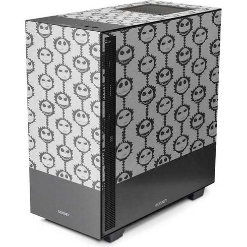 Disney The Nightmare Before Christmas Jack Skellington Face Expressions pattern NZXT H510 Compact ATX Mid-Tower Case Skin