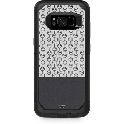 Disney The Nightmare Before Christmas Jack Skellington Face Expressions pattern Otterbox Commuter Galaxy Skin