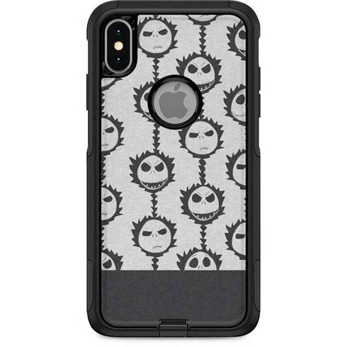 Disney The Nightmare Before Christmas Jack Skellington Face Expressions pattern Otterbox Commuter iPhone Skin