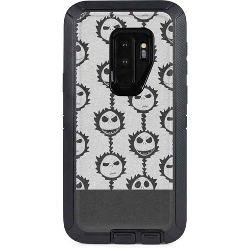 Disney The Nightmare Before Christmas Jack Skellington Face Expressions pattern Otterbox Defender Galaxy Skin