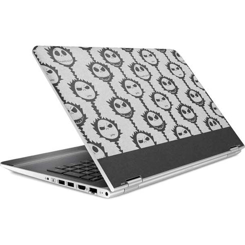 Disney The Nightmare Before Christmas Jack Skellington Face Expressions pattern HP Pavilion Skin