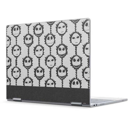 Disney The Nightmare Before Christmas Jack Skellington Face Expressions pattern Pixelbook Skin
