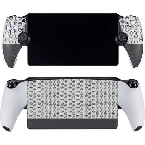 Disney The Nightmare Before Christmas Jack Skellington Face Expressions pattern PlayStation Portal Remote Player Skin
