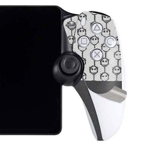 Disney The Nightmare Before Christmas Jack Skellington Face Expressions pattern PlayStation Portal Remote Player Skin