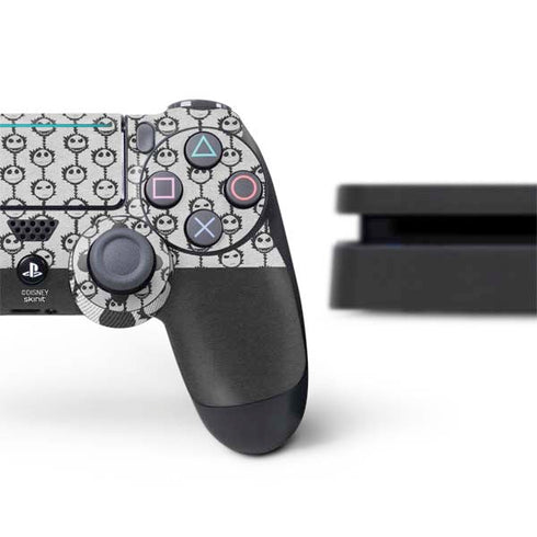 Disney The Nightmare Before Christmas Jack Skellington Face Expressions pattern PS4 Slim Bundle Skin