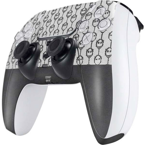 Disney The Nightmare Before Christmas Jack Skellington Face Expressions pattern PS5 Controller Skin